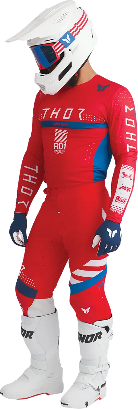 Thor Fleet Whiteout Helmet
