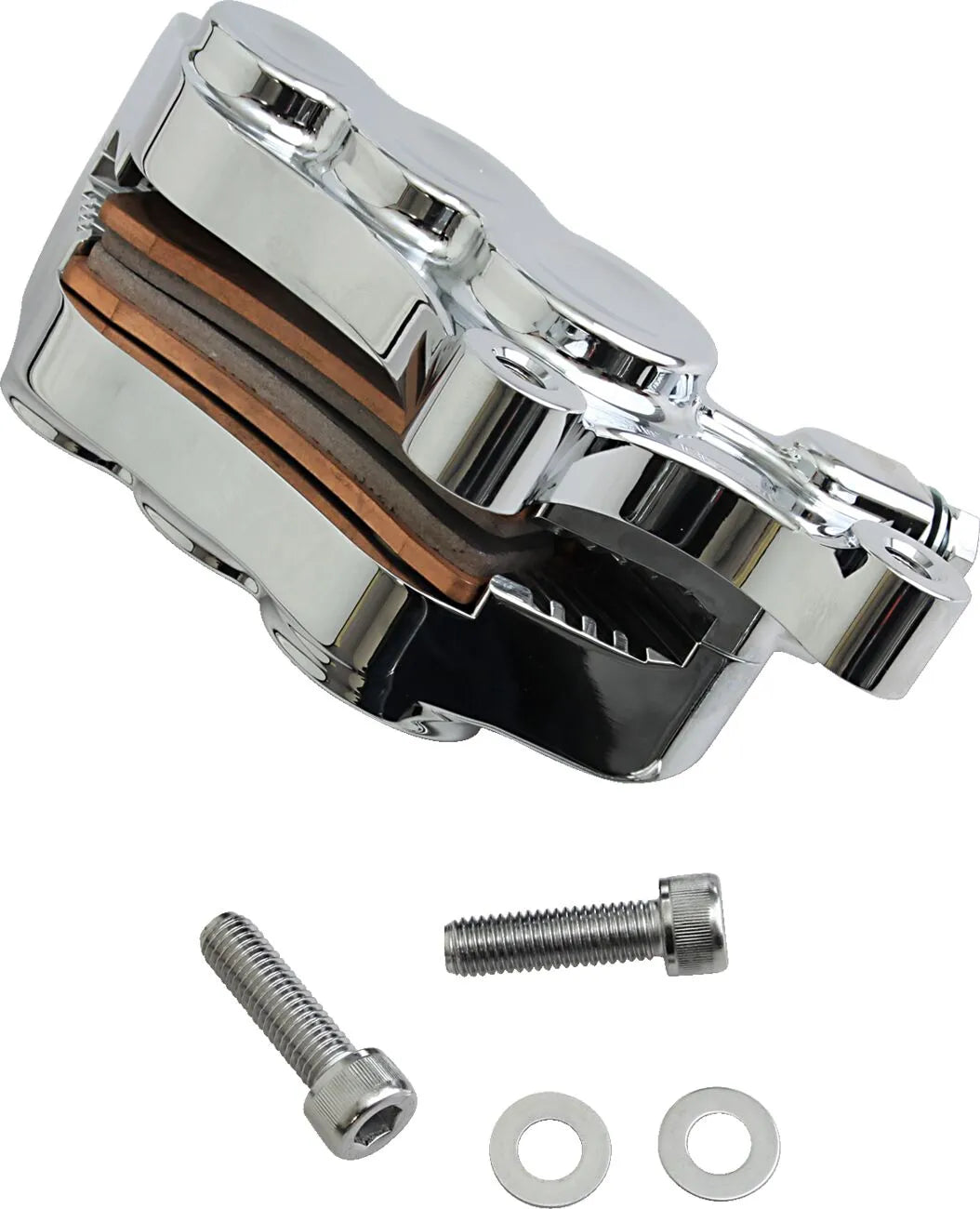 Arlen Ness Tech Sechs-Kolben Bremssattel Für Abs - Chrom