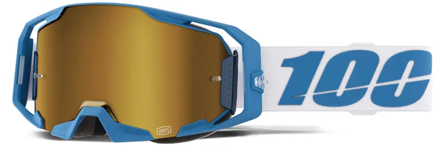 100% ARmatic Tuckwell Goggles True Gold Mirror Lens
