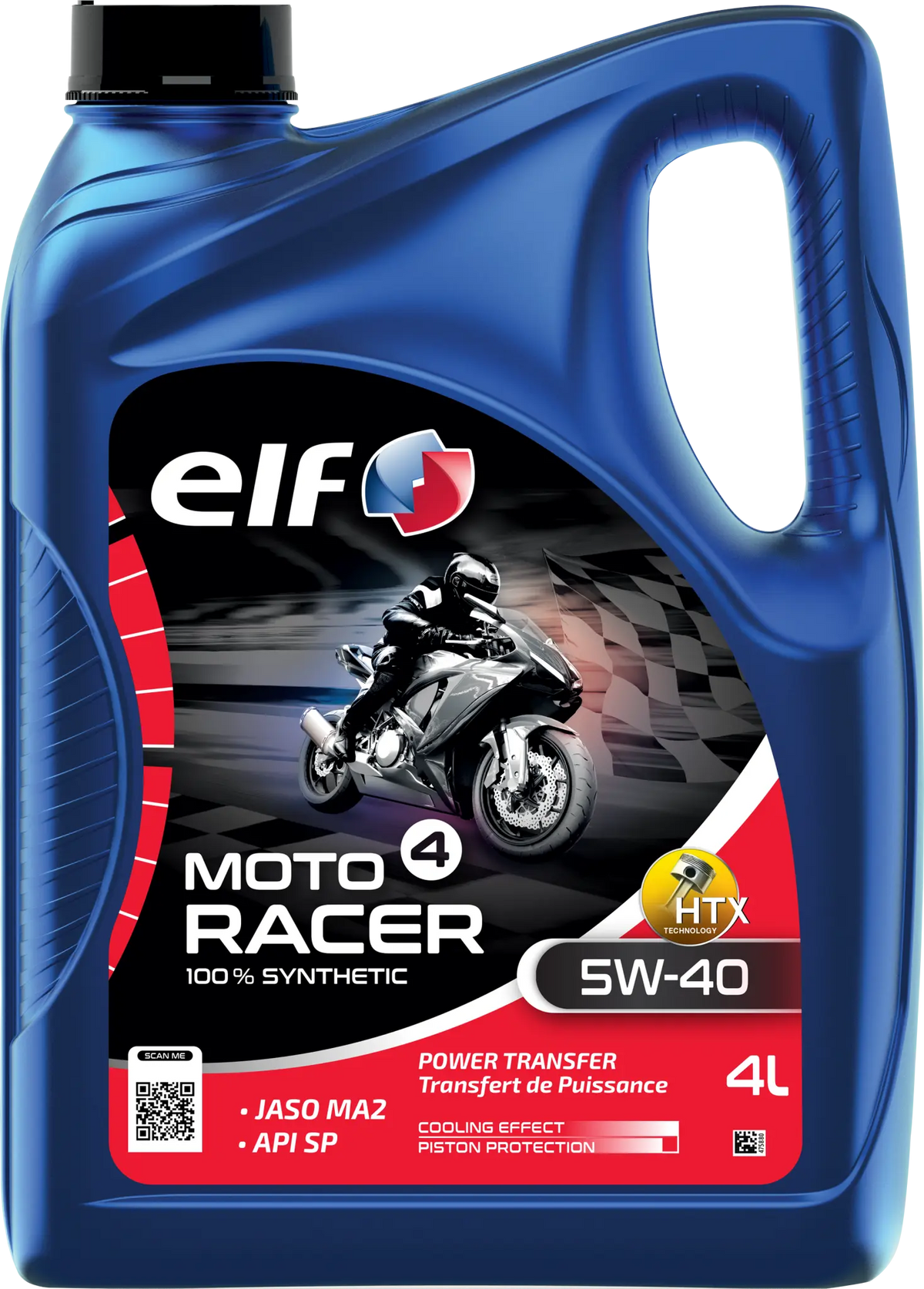 ELF Moto 4 Racer Engine Oil 5W-40 4L