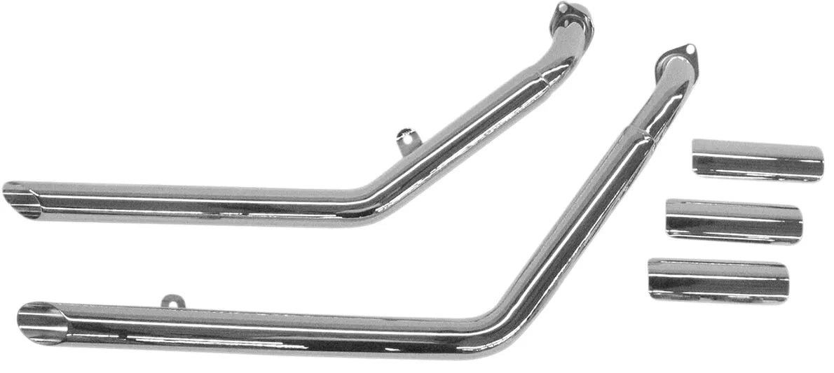 Cobra Drag Pipes Auspuffanlage Chrom