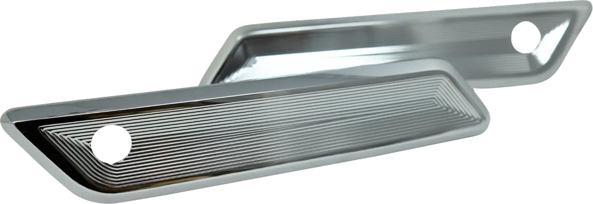 Kodlin USA Vektor Chrome Saddlebag Latch Covers