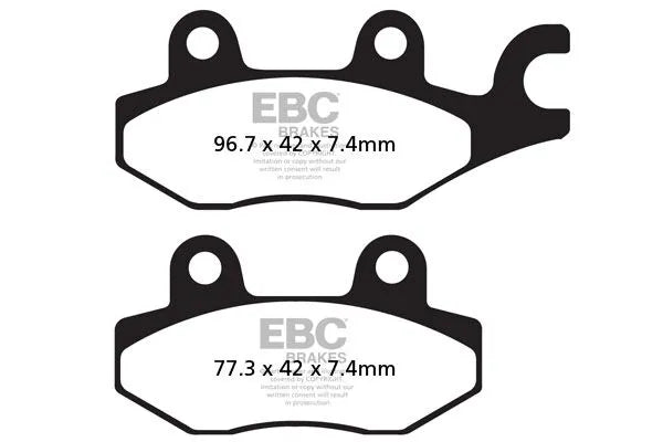 Ebc Fa-hh Series Sinter-Bremsbeläge Für Den Straßenverkehr - Vorne & Hinten