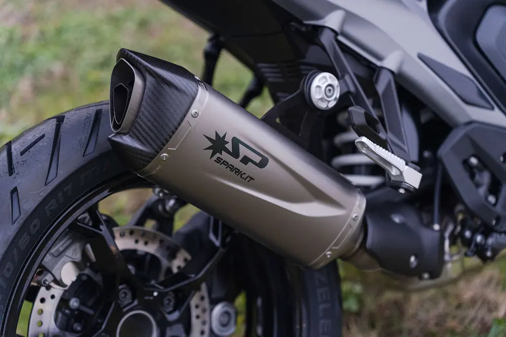 Spark Force Evo Slip-on Schalldämpfer Mit Carbon Endkappe - ECE Straßenzulassung
