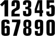 Blackbird Racing Number Plate Graphics - Two Digits