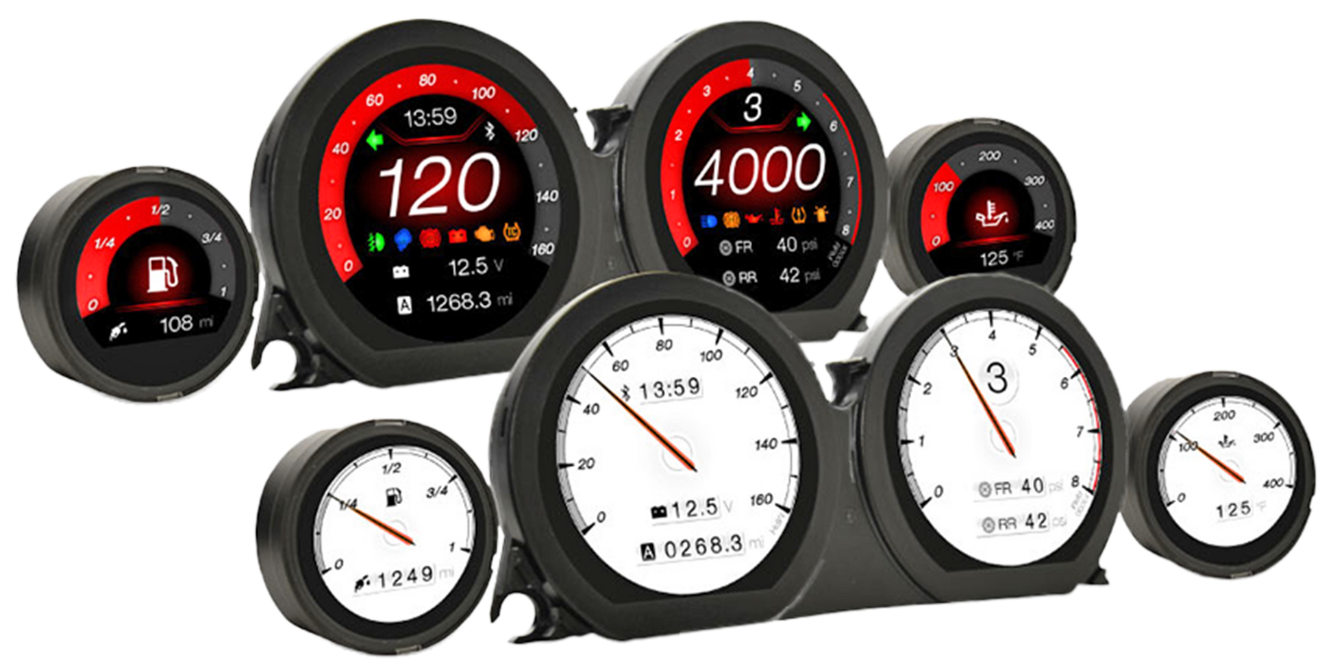 Koso HD3-X Tft Gauge Kit Touring 2014-2023 – Gauges & Dashes