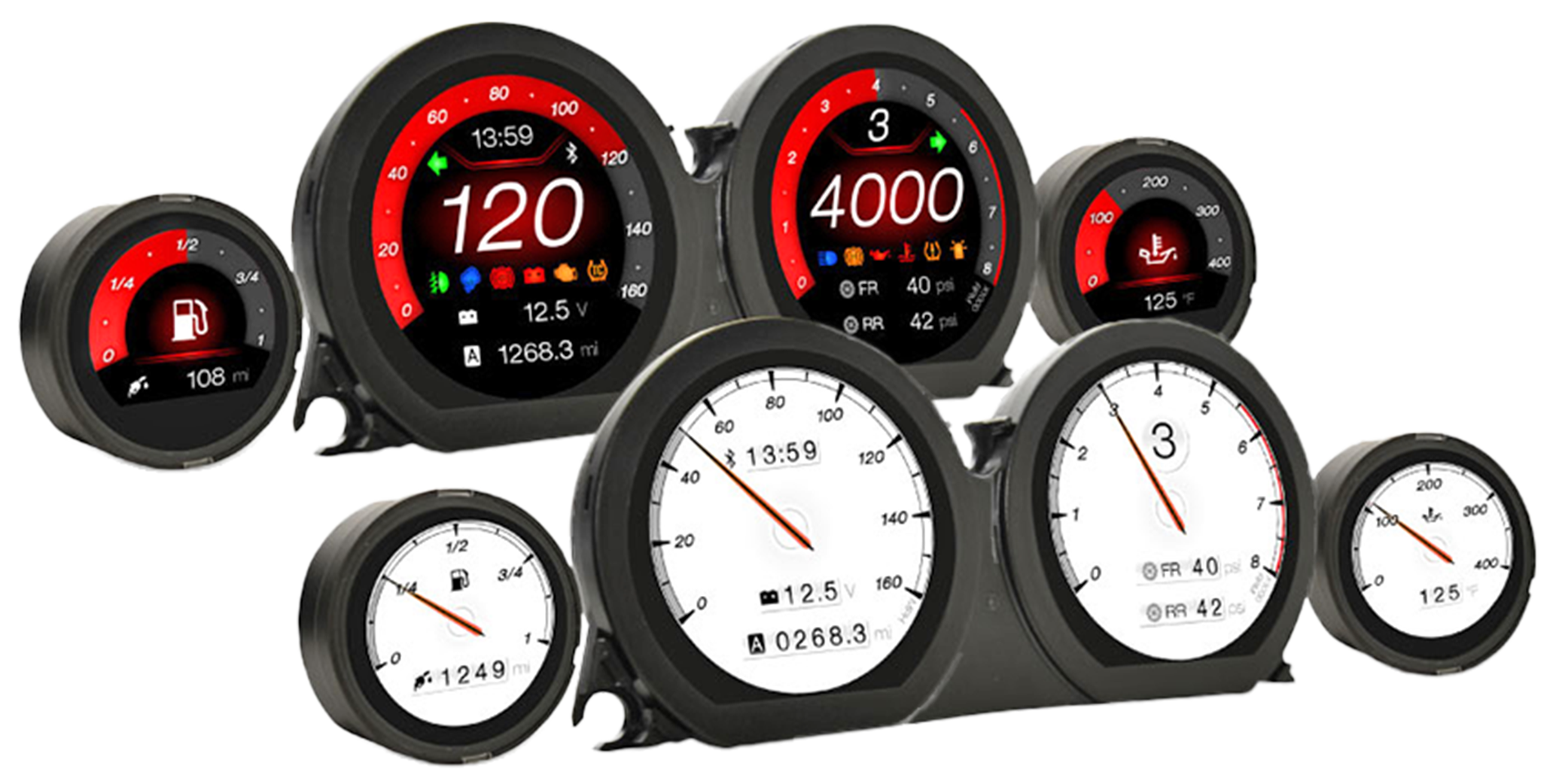 Koso HD3-X Tft Gauge Kit Touring 2014-2023 – Gauges & Dashes