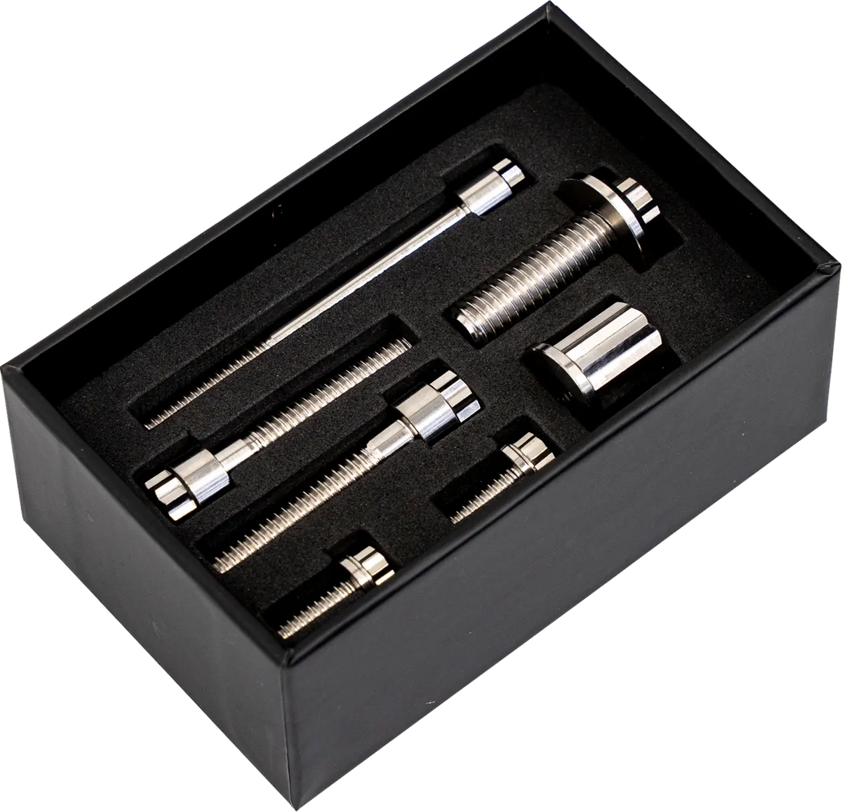 Trask Titanium Coil Horn Hardware Kit for H-D M8 2017-2026