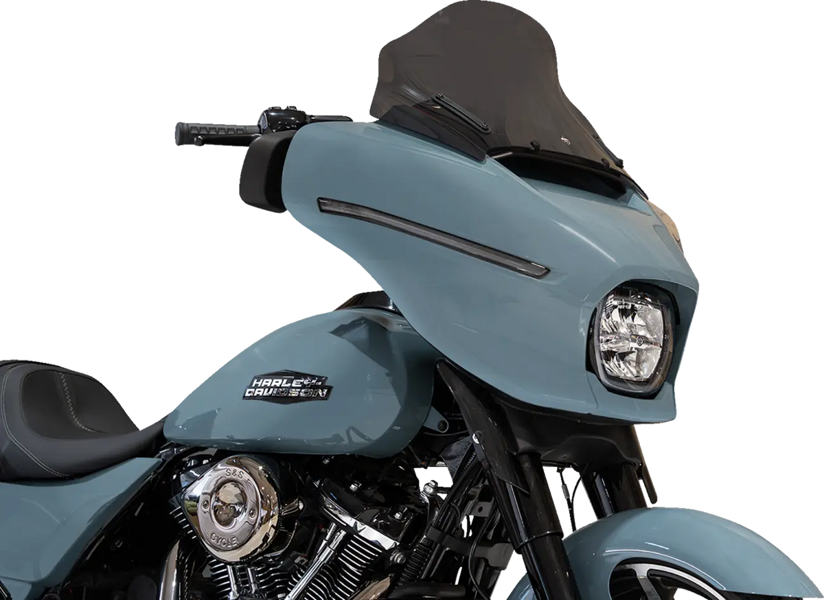 Klock Werks Flare Windshield - 12" Dark Smoke