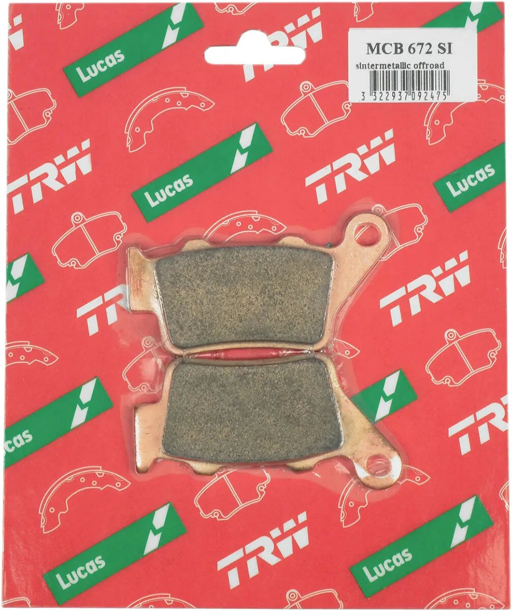 Trw Si Series Sintered Off-road Brake Pads - Rear