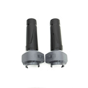 Polisport Fork Covers - Black/gray Plastic Fork Protectors