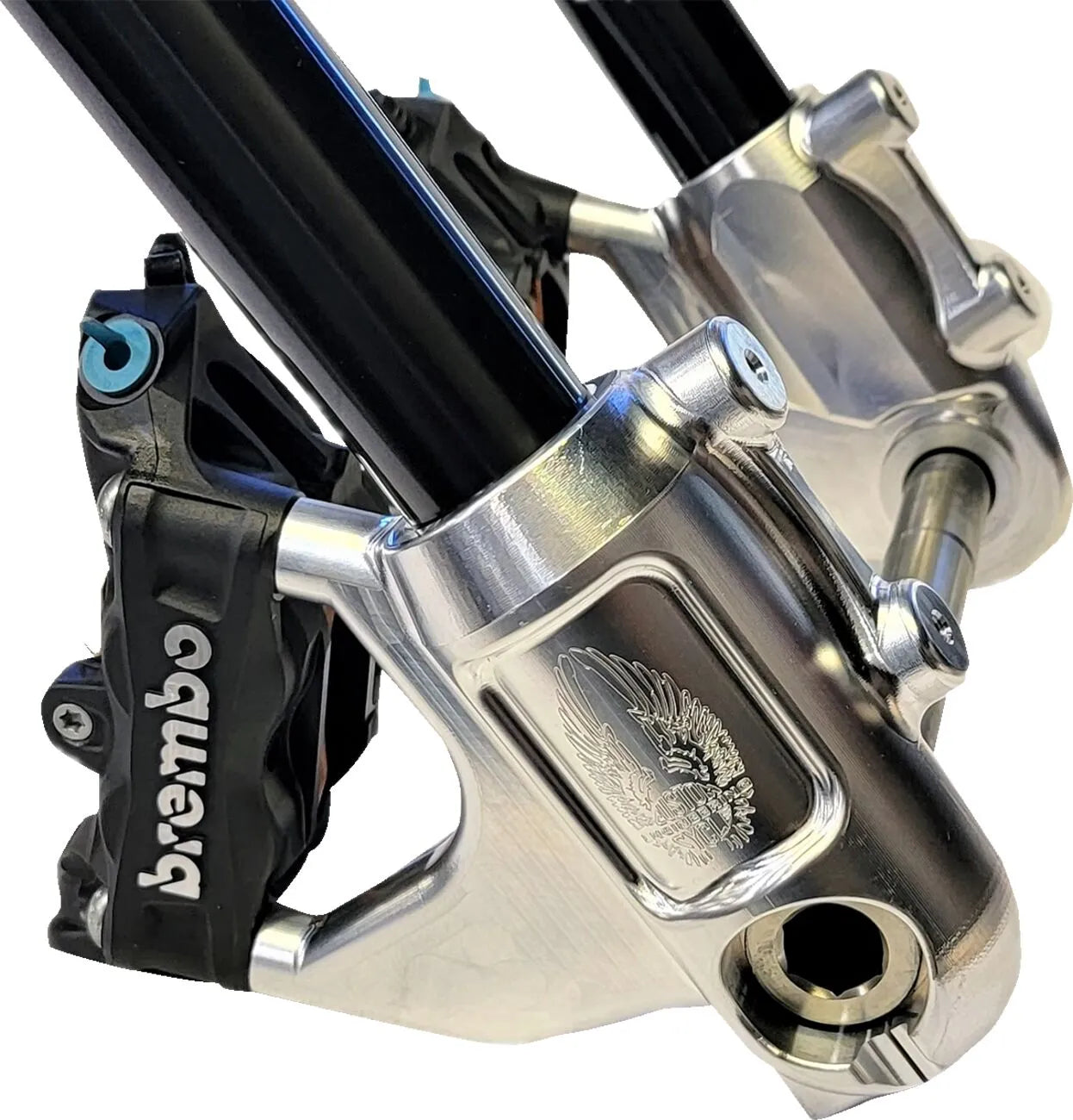 Custom Cycle Engineering Radial Bremssattelhalterung Für 43mm Gabeln
