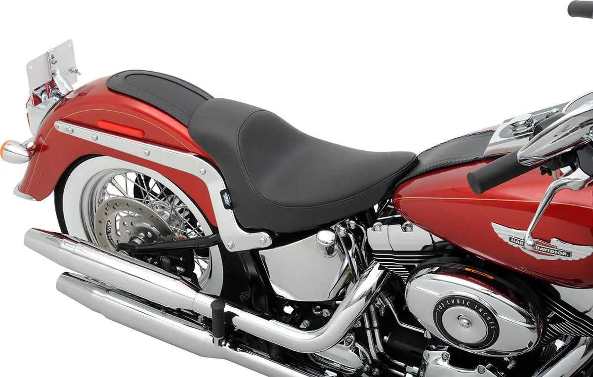 Drag Specialties Ez-on Mount Solo Seat - For Harley Davidson