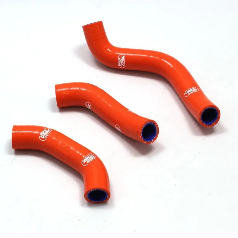 Samco Sport Radiator Hose Kit - Orange Silicone