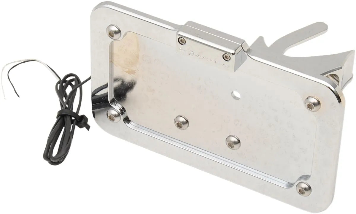 Accutronix Side-mount License Plate For Motorcycle