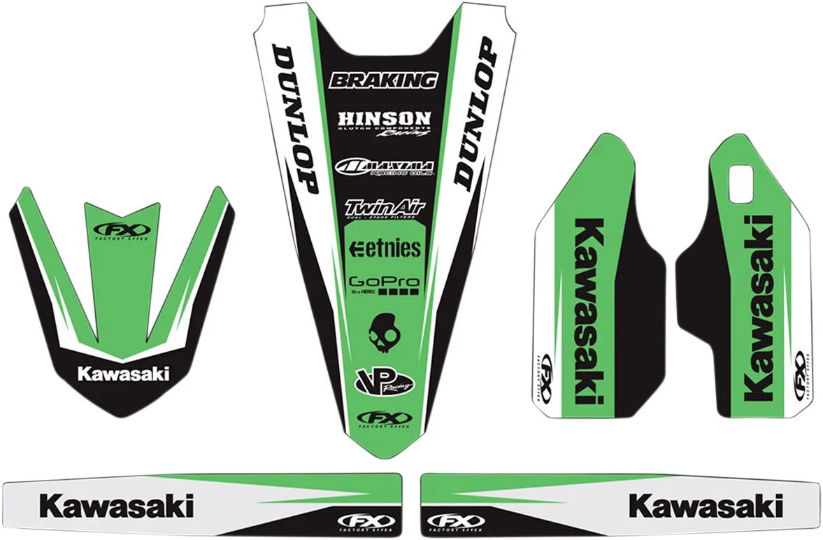 Factory Effex Trim Kit Graphics For Kawasaki