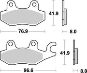 Moto-master Nitro Atv Bremsbeläge Sintermetall - Vorne & Hinten