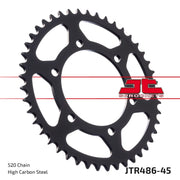 Jt Sprockets Steel Rear Sprocket - Black Zinc Finish