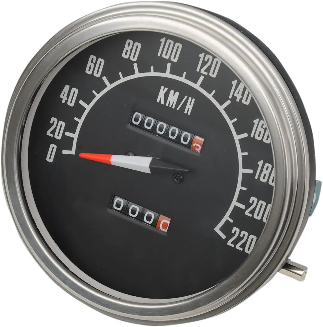 Drag Specialties 5" Fl-style 2:1 Speedometer