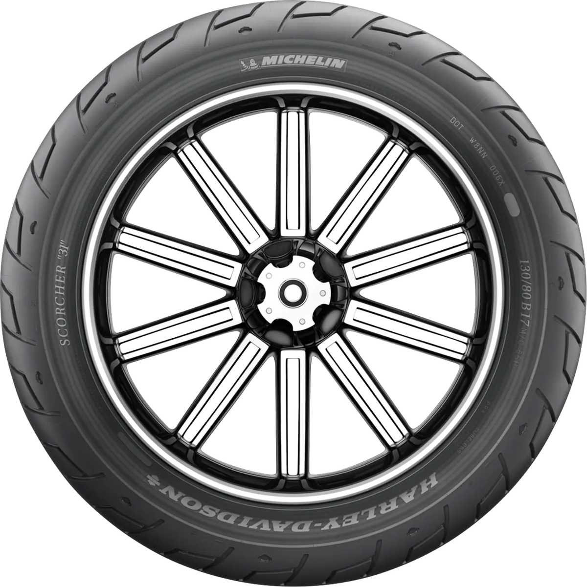 Michelin Scorcher 31 Tire 130/80b17 For Harley-davidson