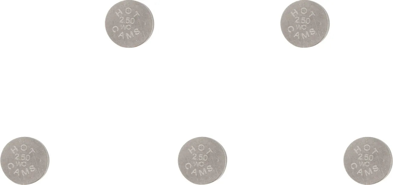 Hot Cams 7.48mm Valve Shims - 2.50mm Thickness