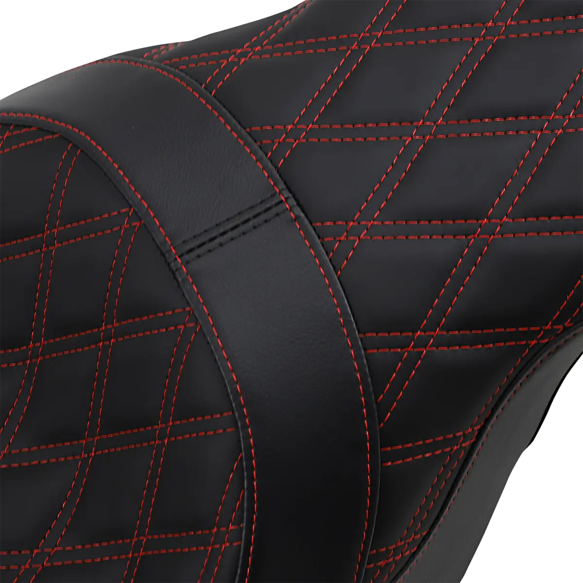 2-Up Drag Specialties Forward Predator Seat - For Harley Davidson