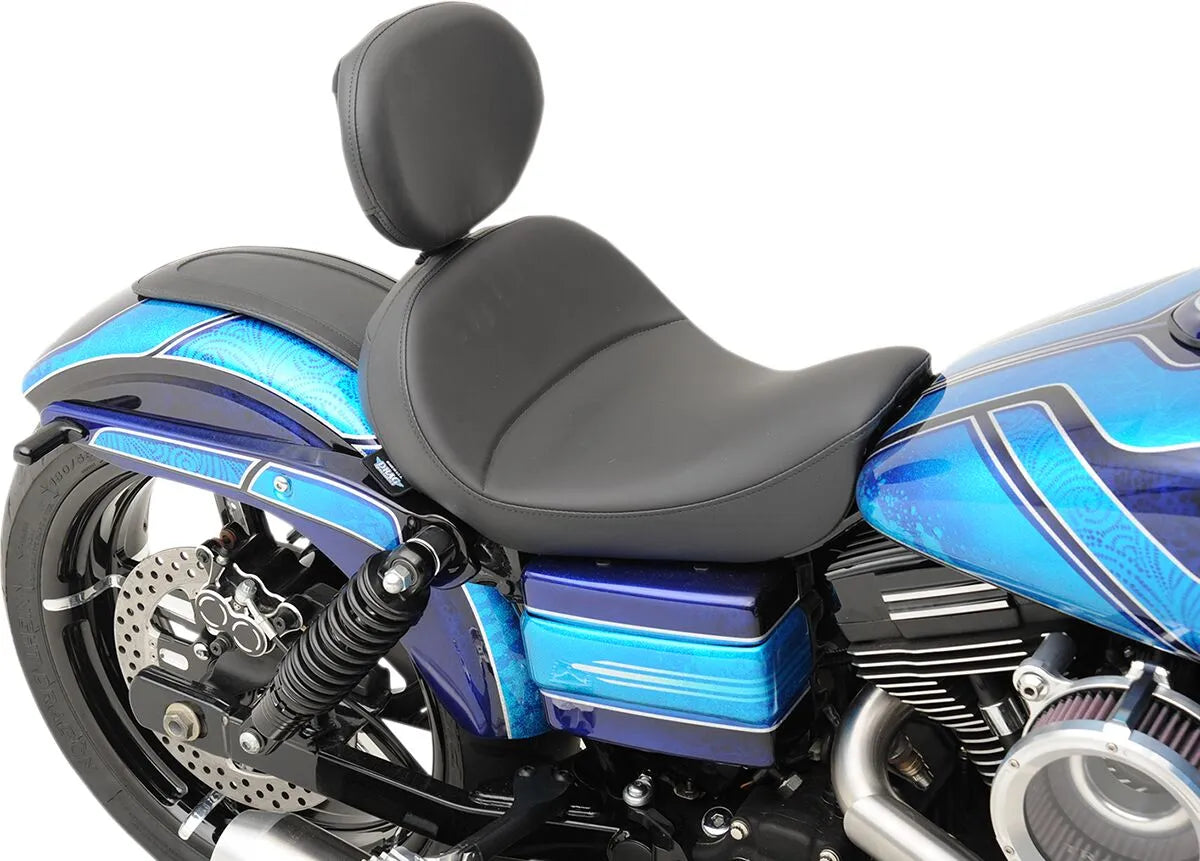 Drag Specialties Solo Seat - Double Diamond - Black - 0803-0555