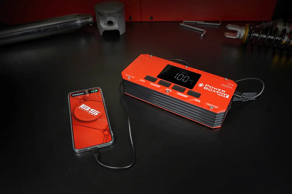 Bs Battery Power Box Max Lithium Booster 1000A Red