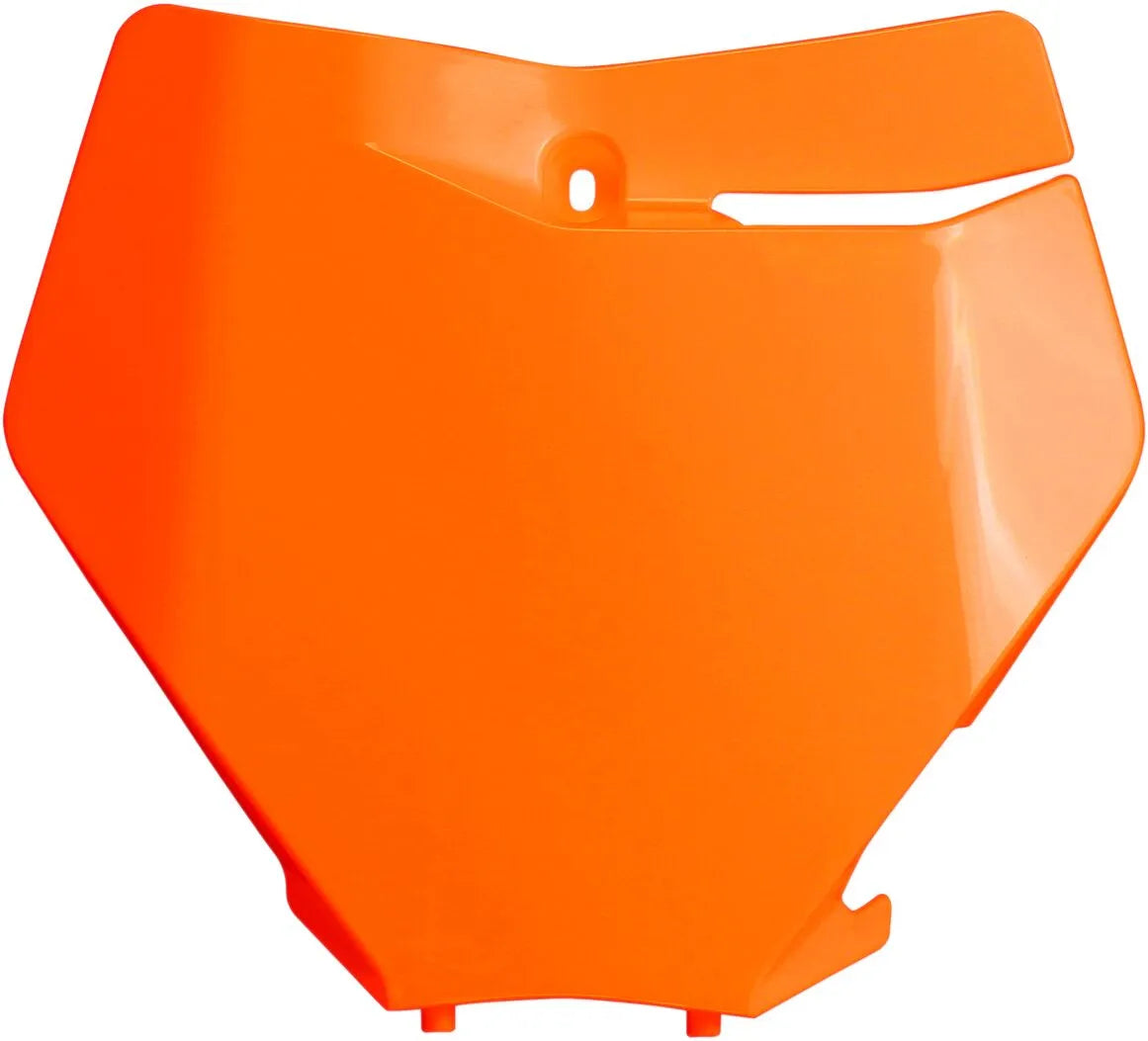 Ufo Replacement Front Number Plate - Orange