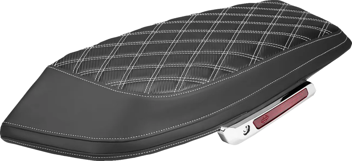Saddlemen Roadsofa Saddlebag Lid Covers Black White Lattice
