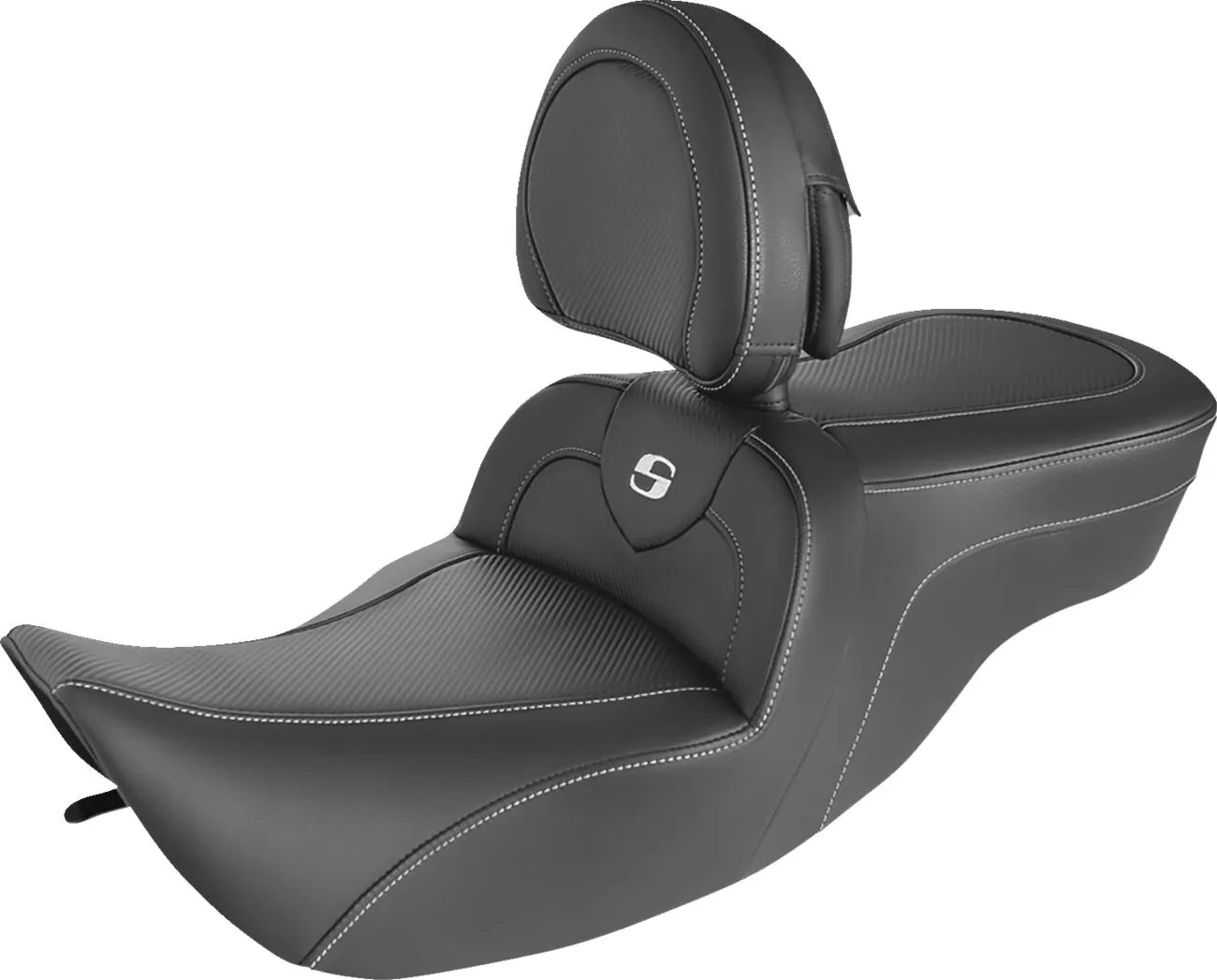 Saddlemen Roadsofa Carbon Fiber Seat - For Harley Davidson