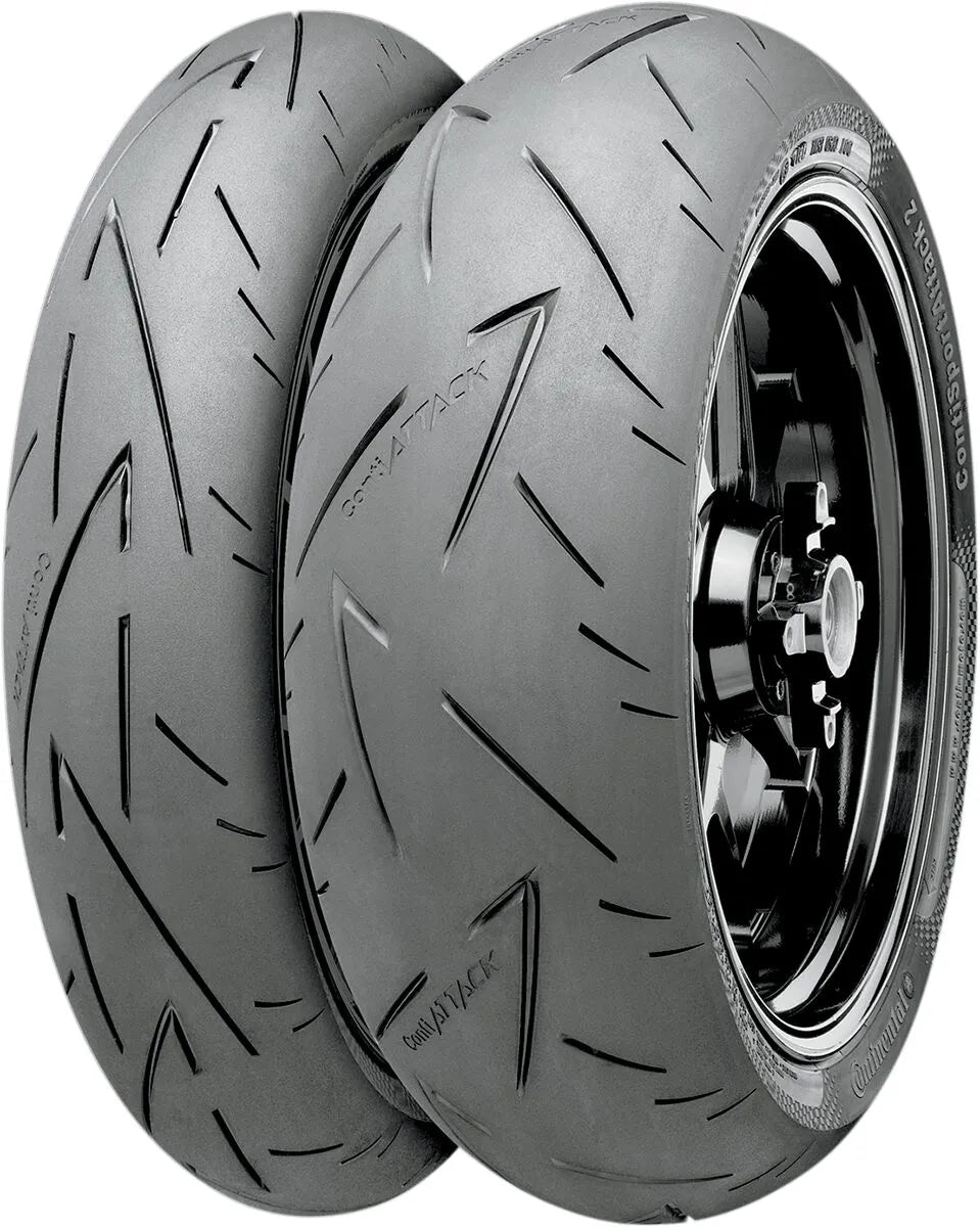Continental ContiSportAttack 2 Front Tire - 120/70 ZR17 (58W) - TL