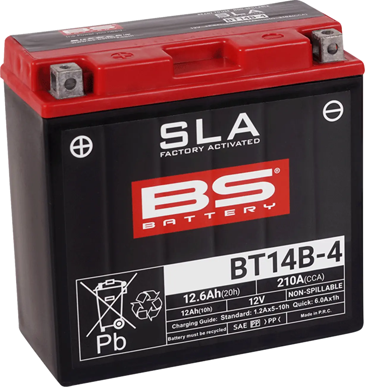 Bs Battery Agm 12ah Motorcycle Battery