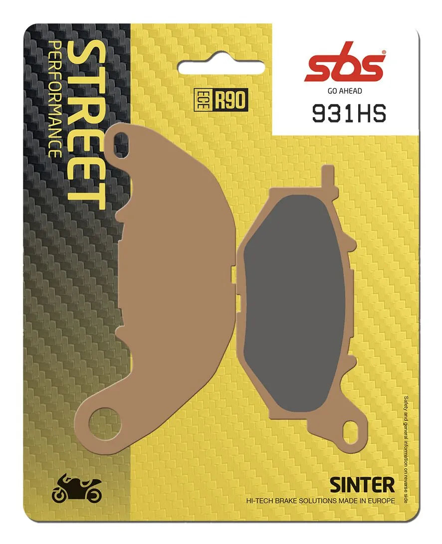 Sbs Hs Street Excel Sinter-Vorderbremsbeläge - Vorne