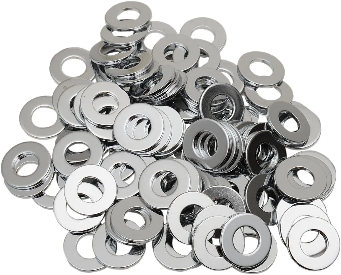 Drag Specialties Flat Washer 1/4" Chrome
