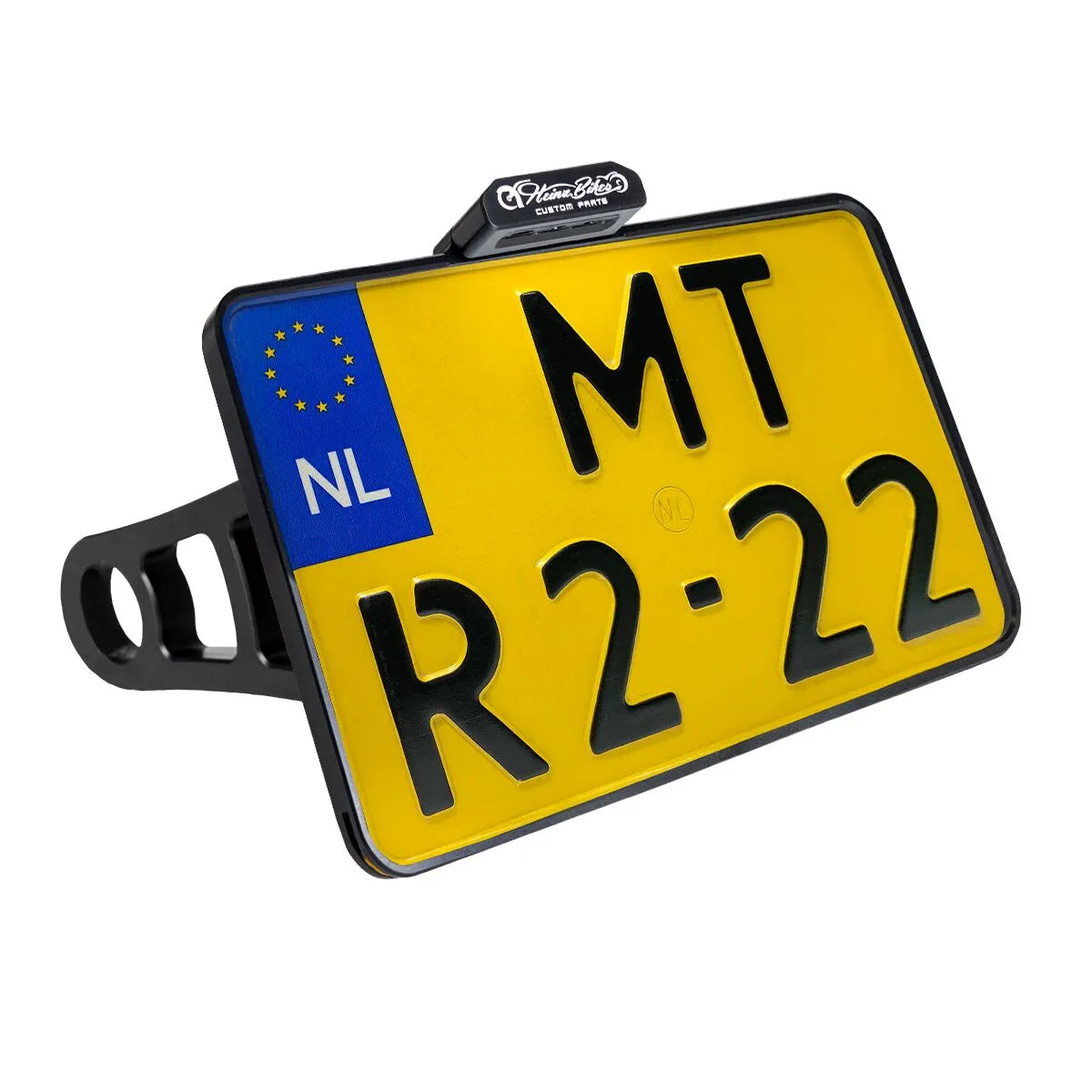Heinz Bikes License Plate Side Mount For 1" Axles