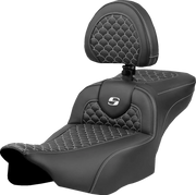 Saddlemen Dragon Scale Roadsofa Seat - For Harley Davidson