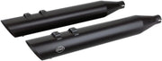 S&S Cycle Slash Cut Slip-On Schalldämpfer - Schwarz Keramik