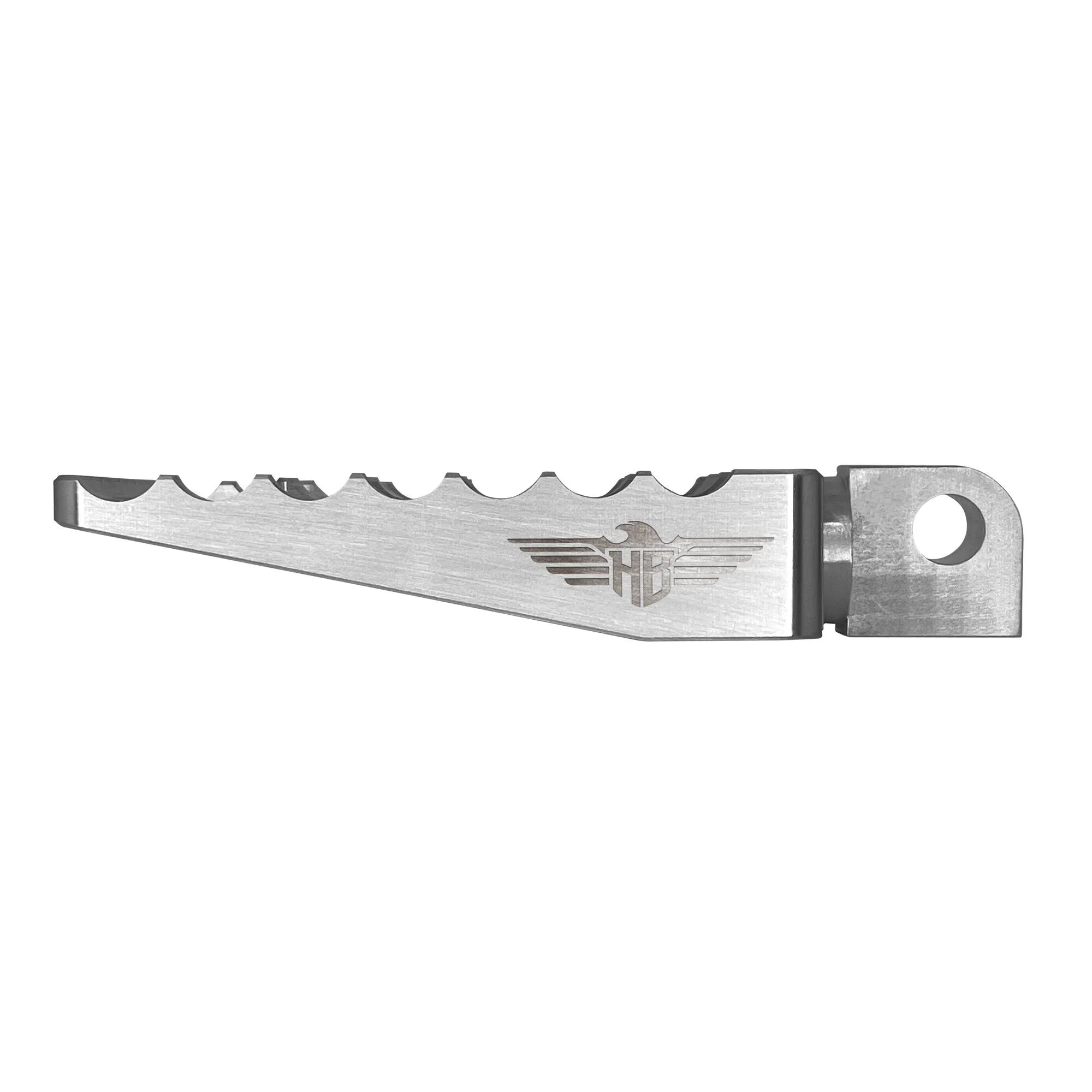 Heinz Bikes Foot Pegs For Harley Davidson - Silver