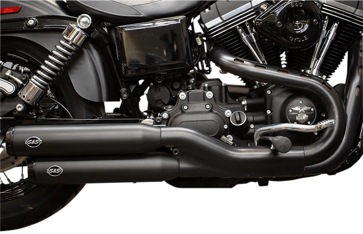 S&S Cycle Grand National Slip-On Schalldämpfer - Schwarz