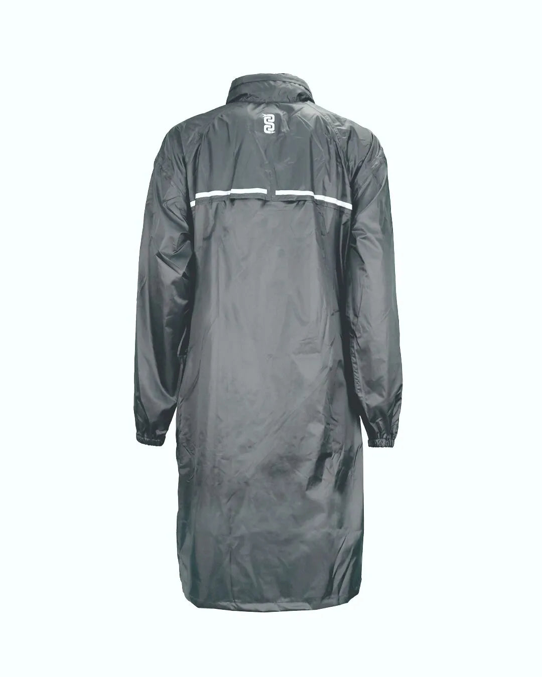 Oj Compact Over Rainsuit Black Nylon For Motorcycle Riding