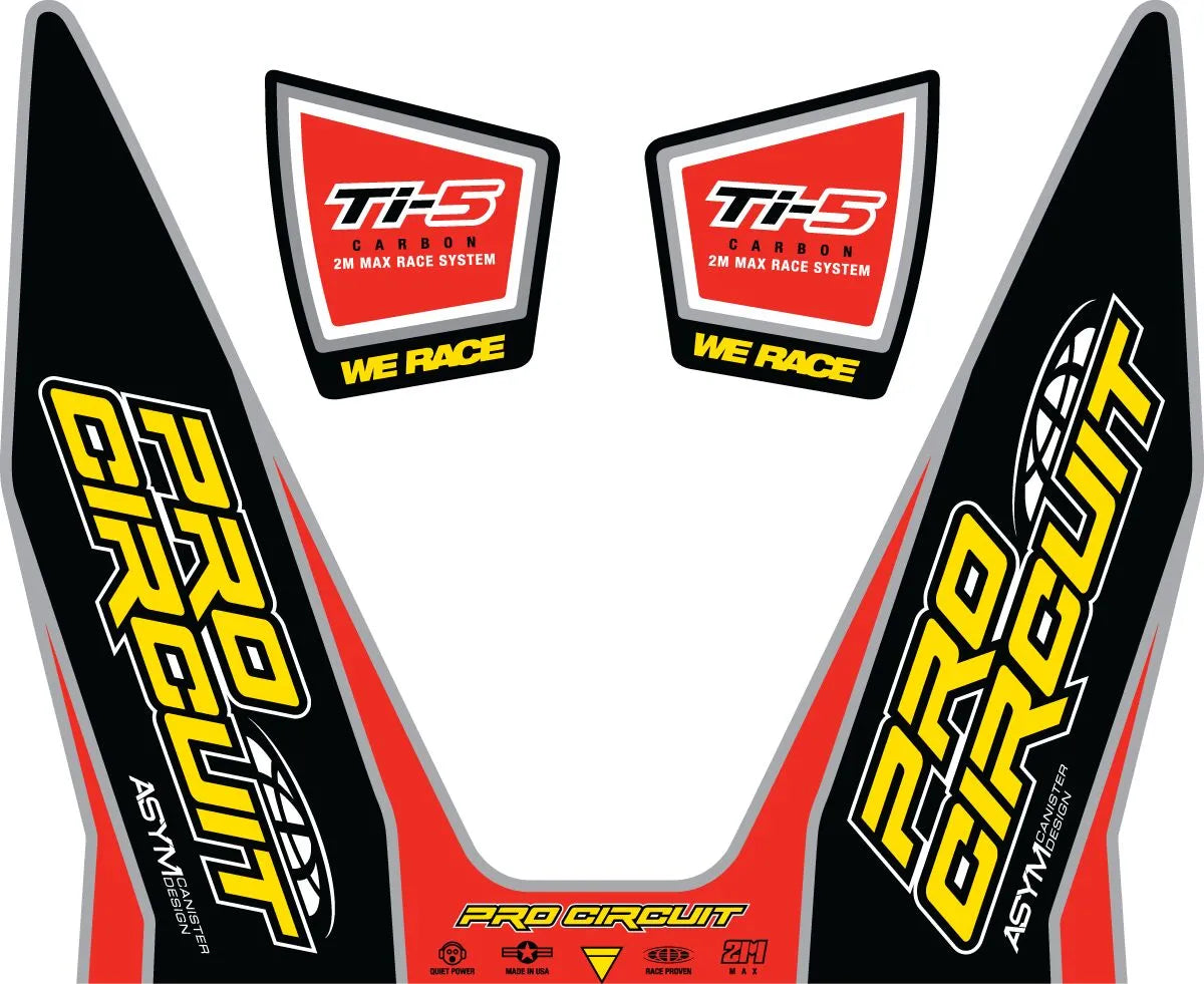 Pro Circuit Auspuff Dekor - Verleihen Sie Ihrem Auspuffsystem neuen Glanz