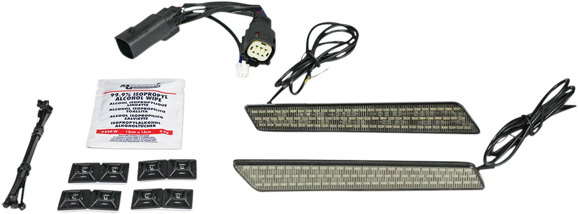 Custom Dynamics Saddlebag Latch Lights - Smoke Lens