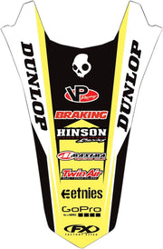 Factory Effex Rear Fender Kit - Black/yellow Graphic