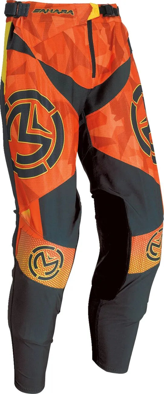 Moose Offroad Sahara Pants - Black/Gray/Orange