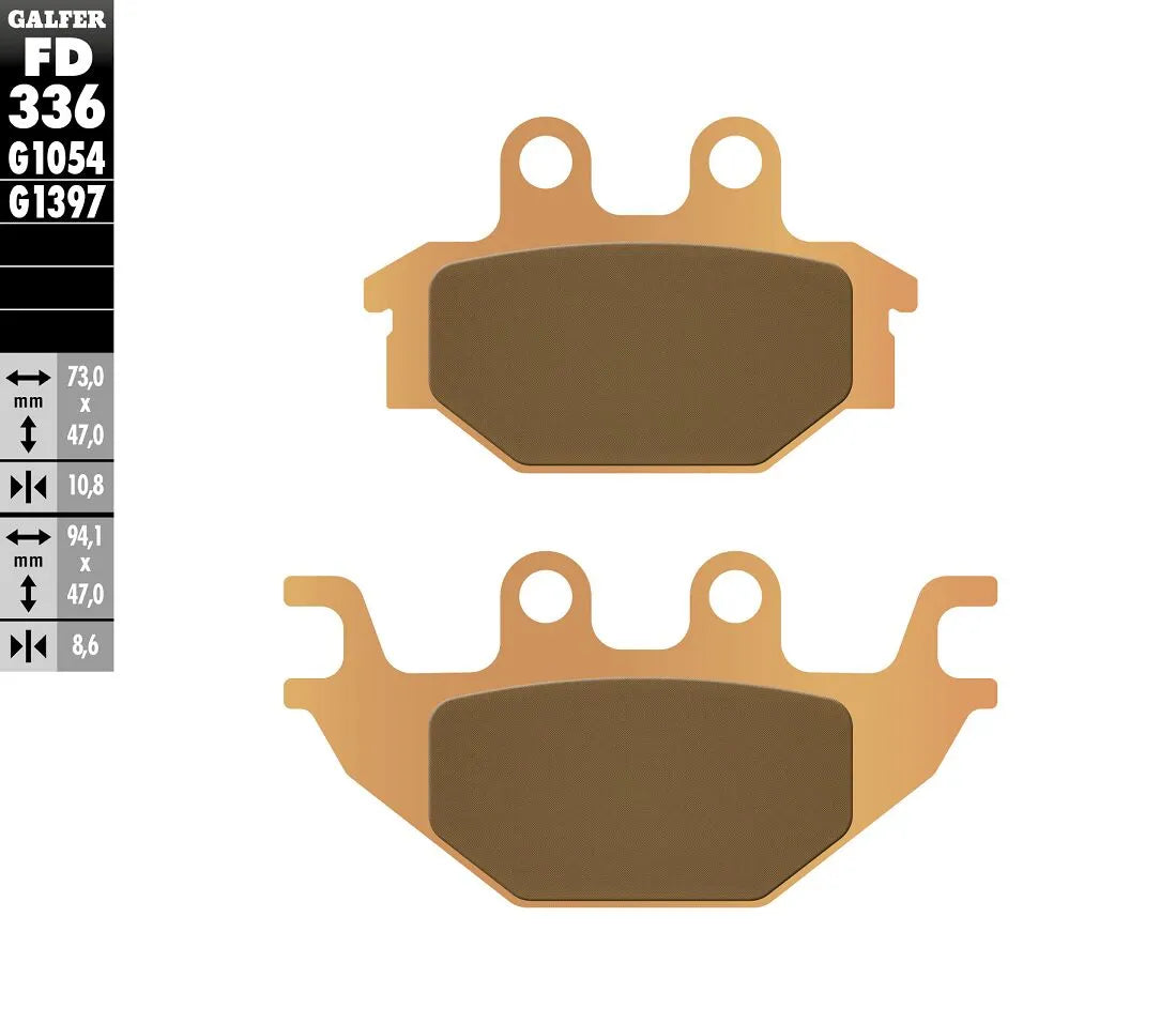 Galfer Hh Sintered Brake Pads For Motorcycles - Front