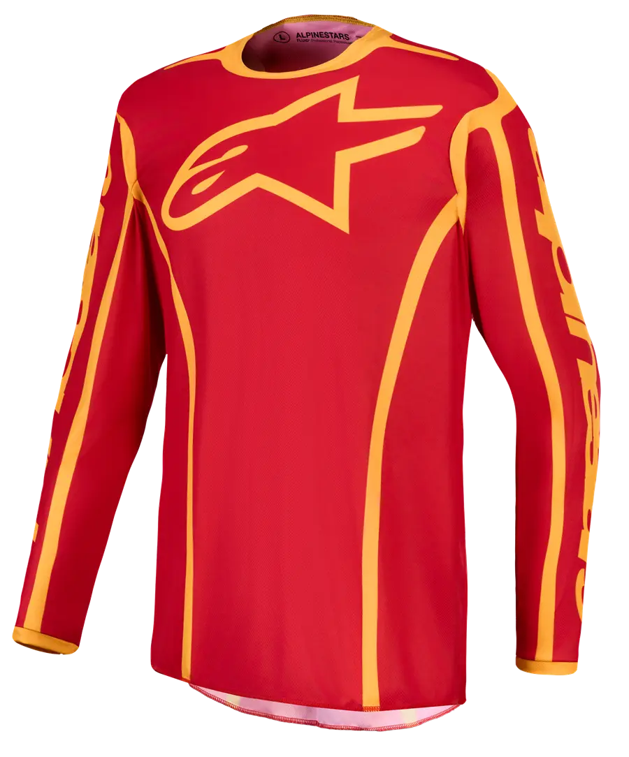 Alpinestars Fluid Apex v2 Jersey Red/Gold