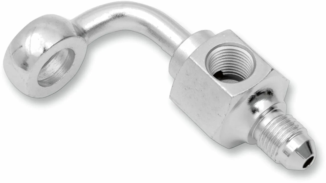Drag Specialties Chrome Steel Banjo Fitting