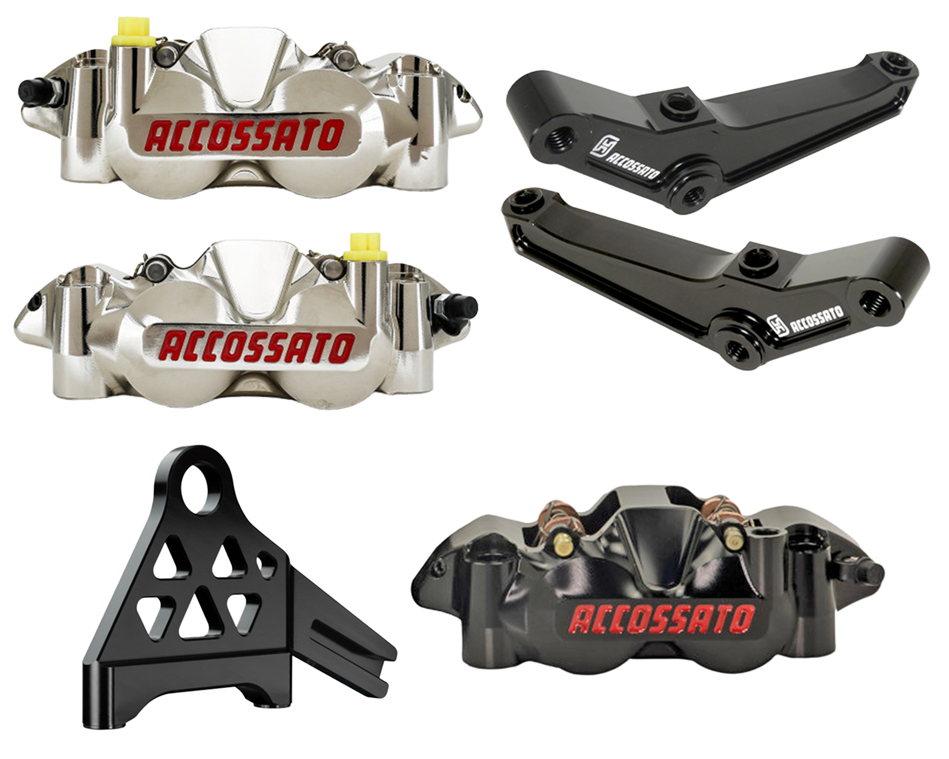 Accossato CNC Machined Radial Brake Calipers