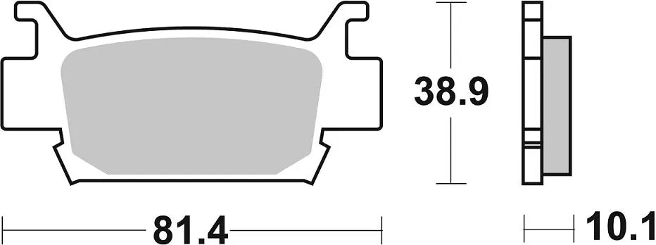 Sbs Si Offroad Sinter-Bremsbeläge - Hohe Leistung - Vorne & Hinten